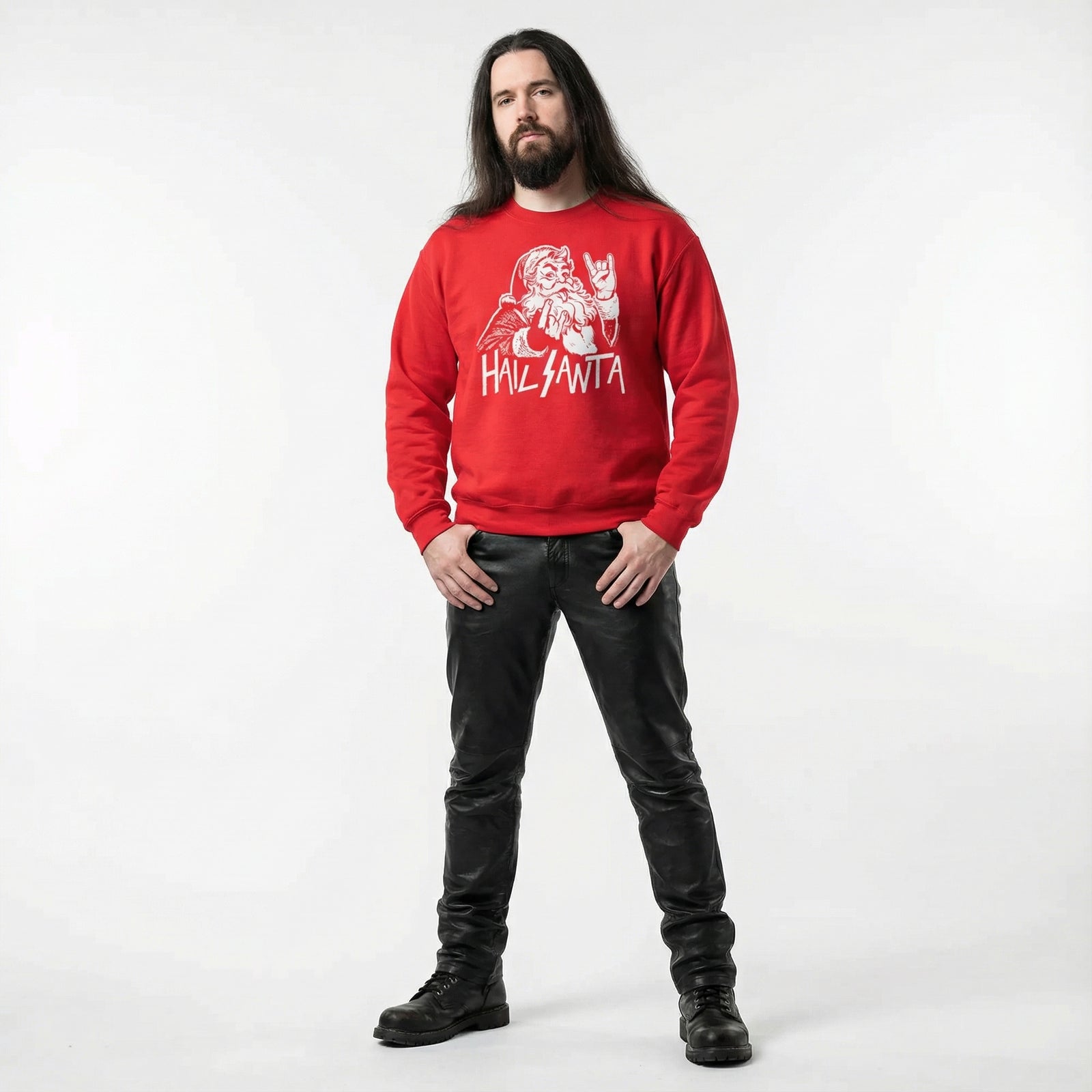 Hail Santa Ugly Christmas Sweatshirt