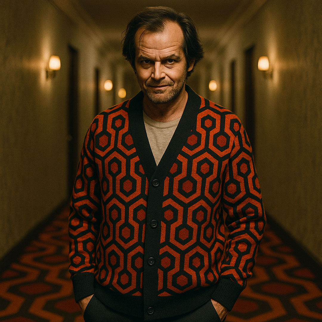 Overlook Knit Cardigan – The Shining Carpet Sweater