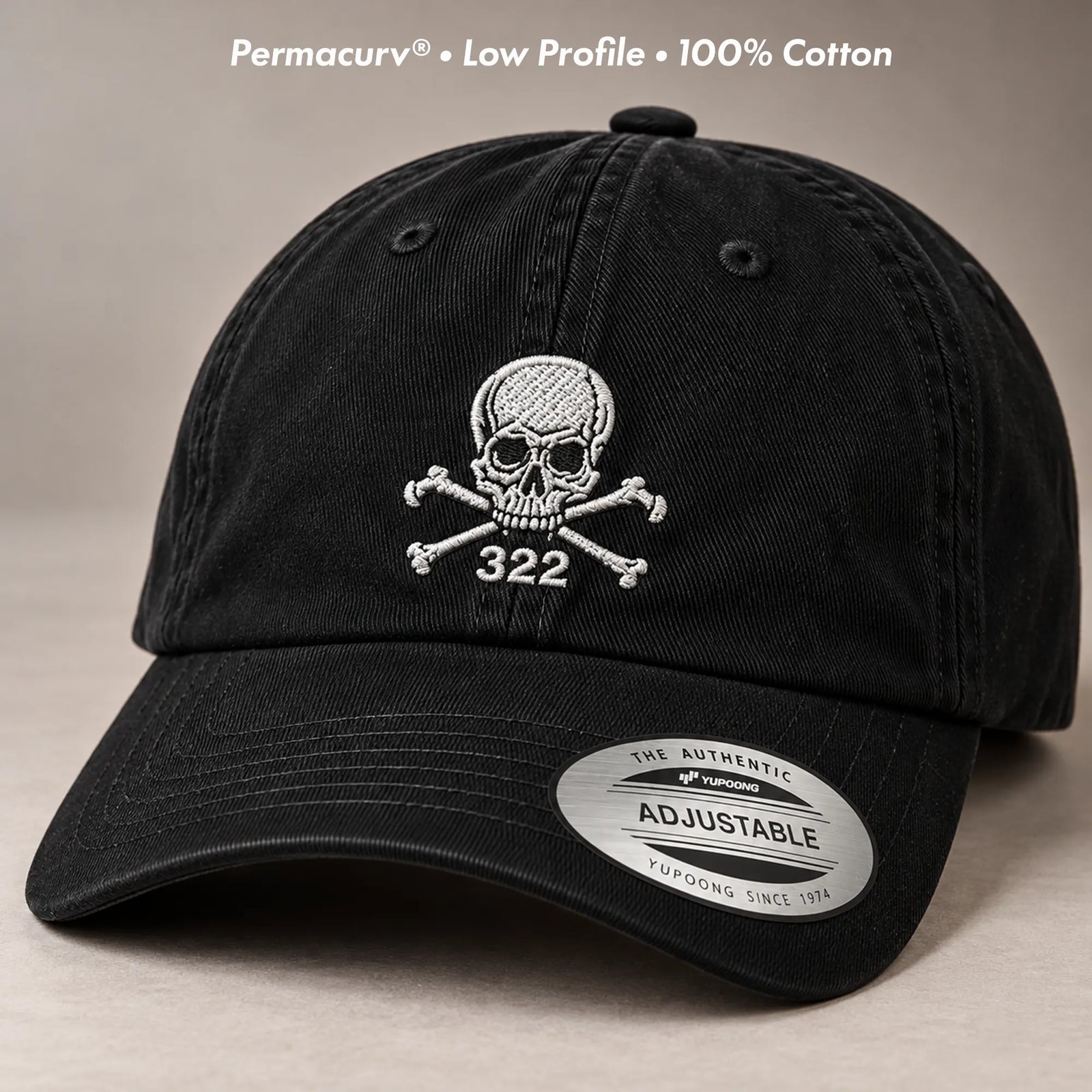 Skull and Bones Dad Cap