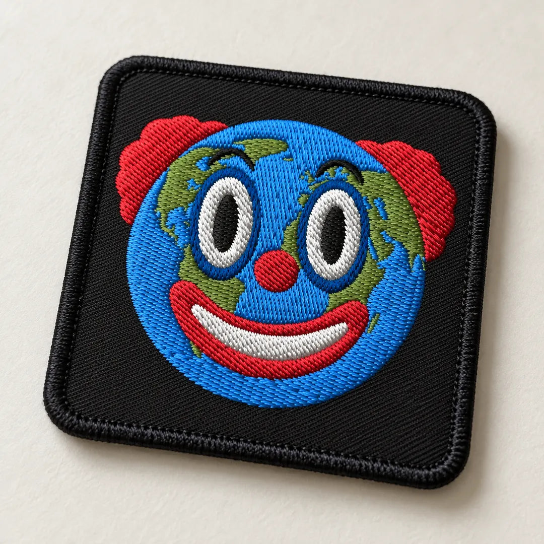 Clown World Embroidered Square Patch
