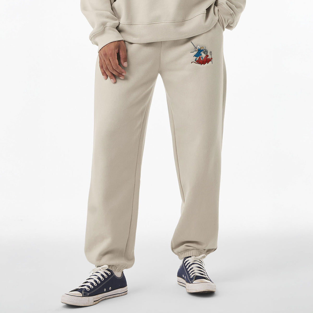 St Michael Expelling the Devil Heavyweight Sweatpants
