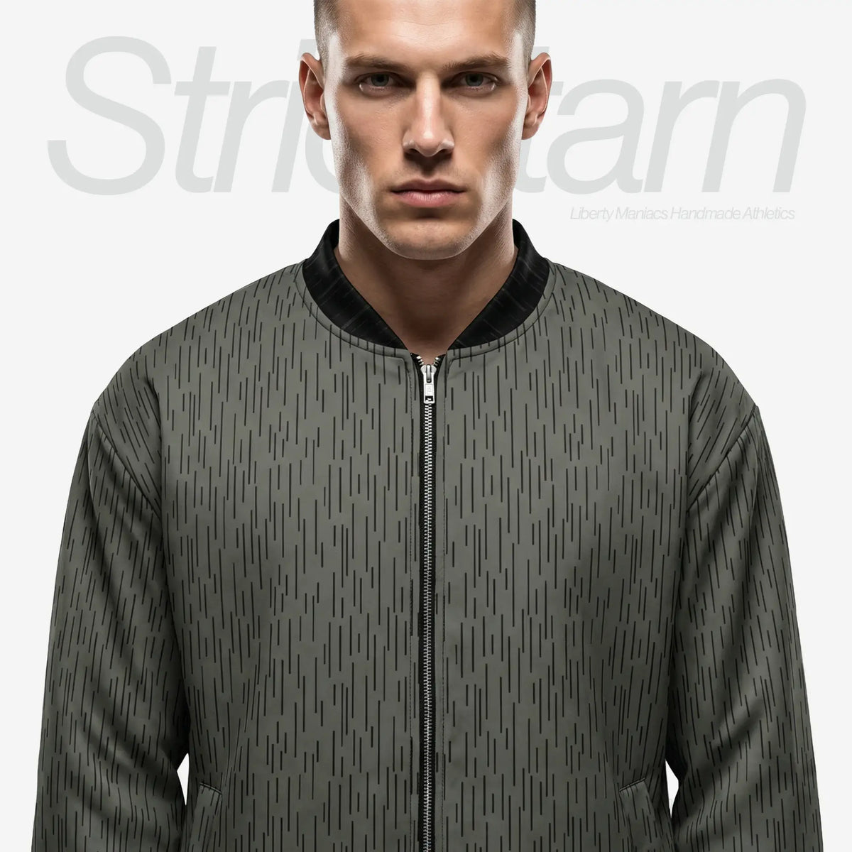 Strichtarn Raindrop Camo Bomber Track Jacket