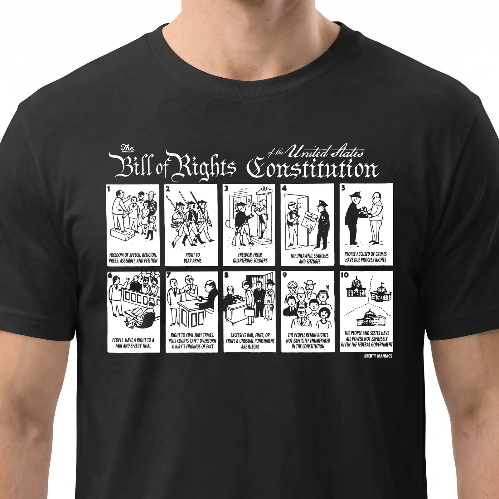 The Illustrated Bill of Rights T-Shirt