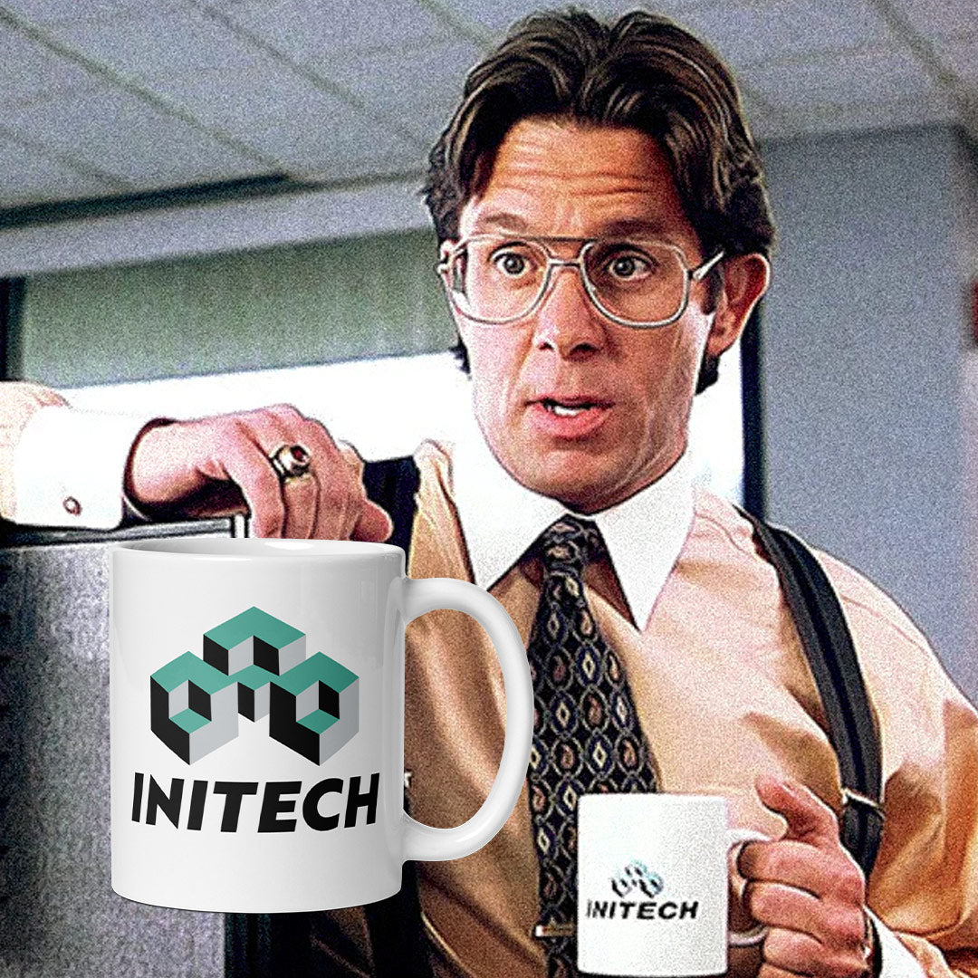 Bill Lumbergh &quot;Yeahhh&quot; Office Space Coffee Mug – Initech TPS Reports Replica Cup