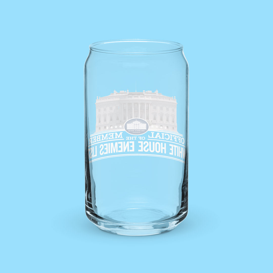 White House Enemies List Member Can-shaped Glass
