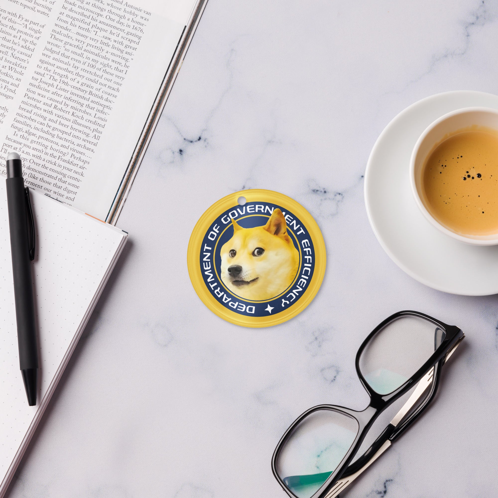 Department of Government Efficiency DOGE Acrylic Ornament