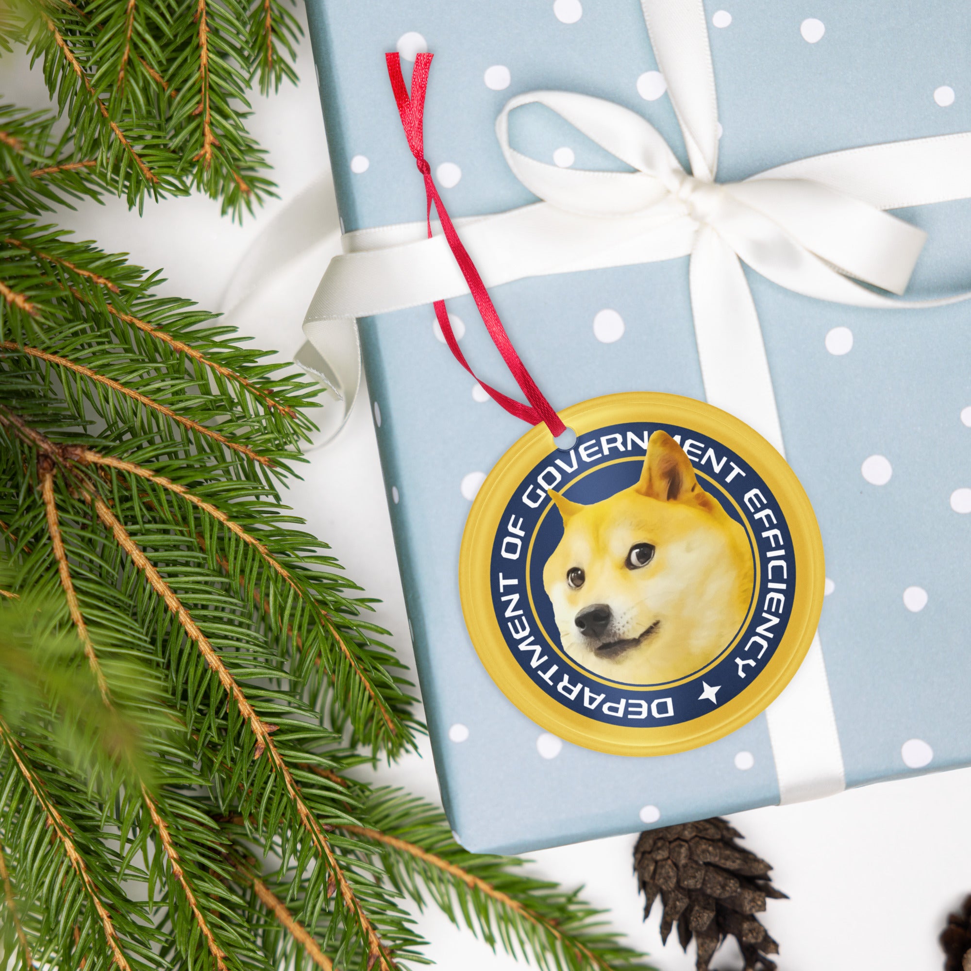 Department of Government Efficiency DOGE Acrylic Ornament