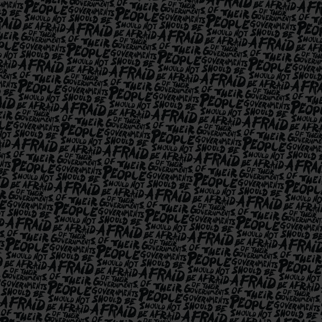 People Should Not Be Afraid of Their Governments Jefferson Quote High-Waist Flare Leggings