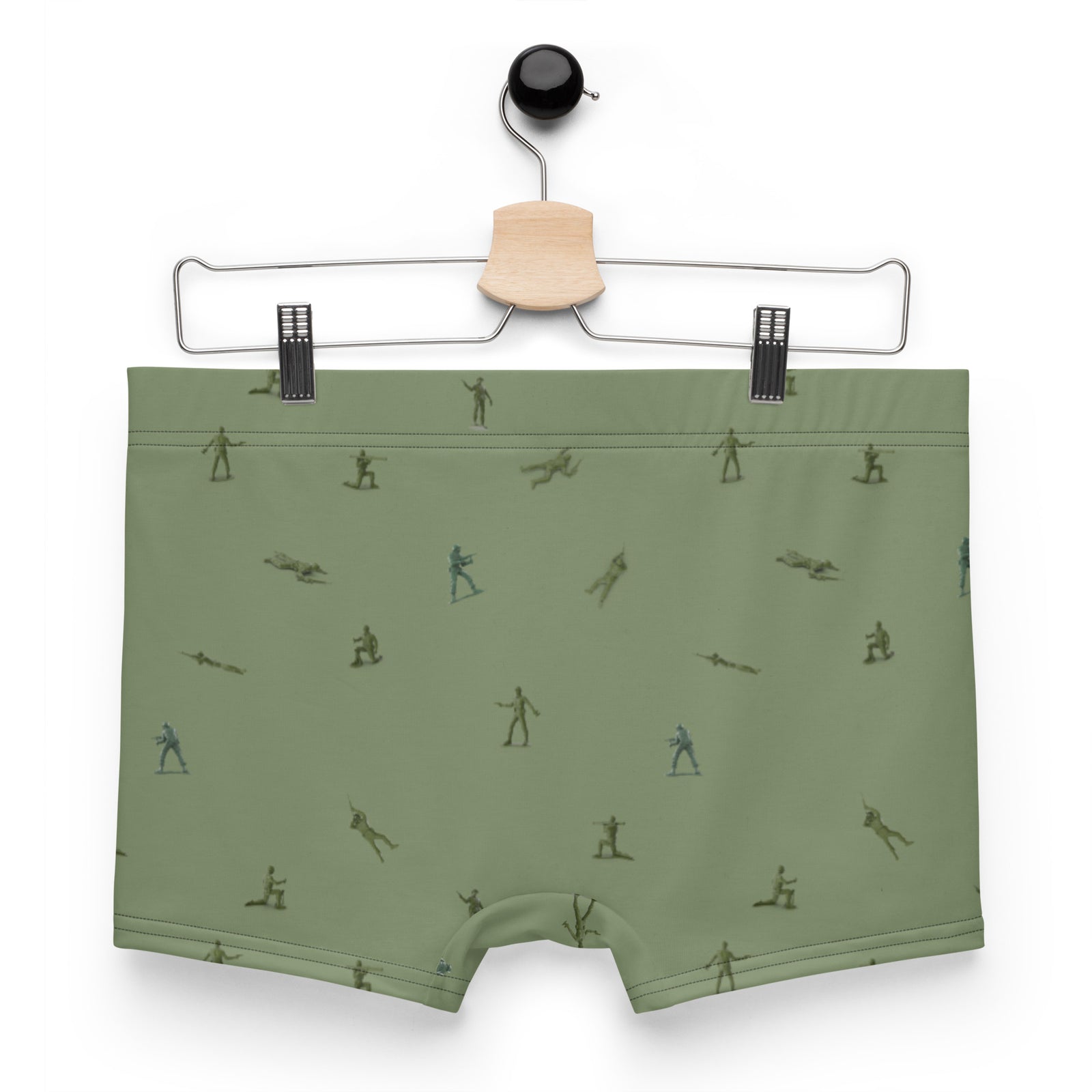 Little Green Army Men Pattern Boxer Briefs