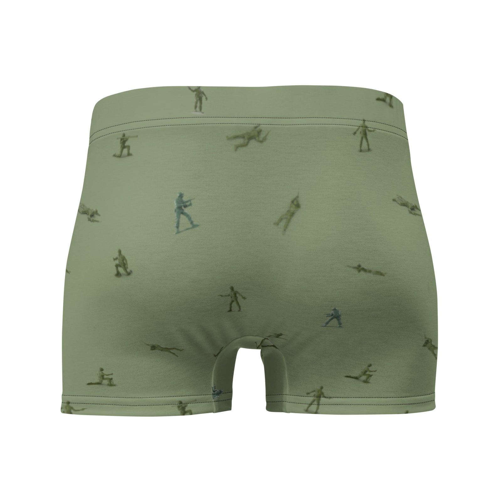 Little Green Army Men Pattern Boxer Briefs