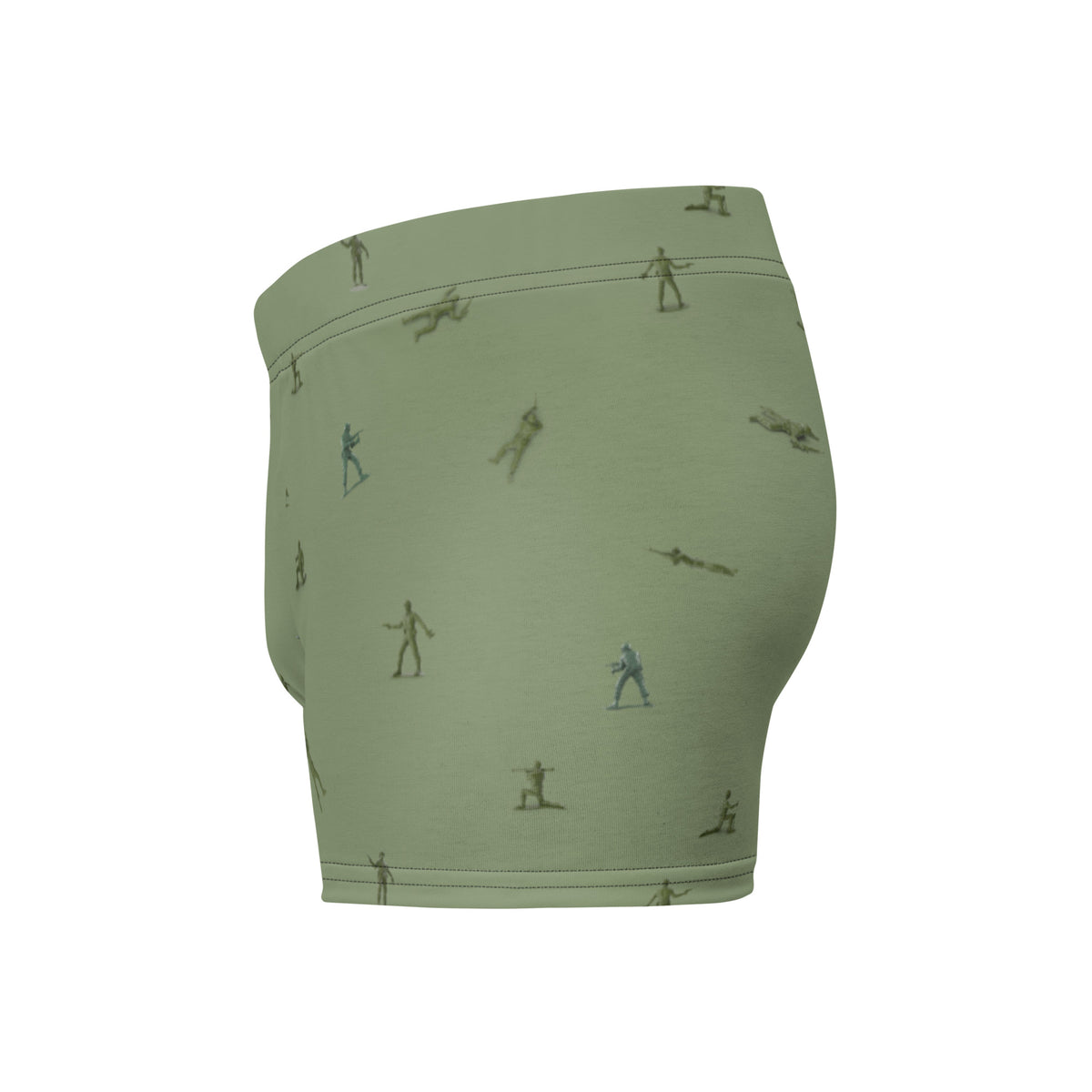 Little Green Army Men Pattern Boxer Briefs