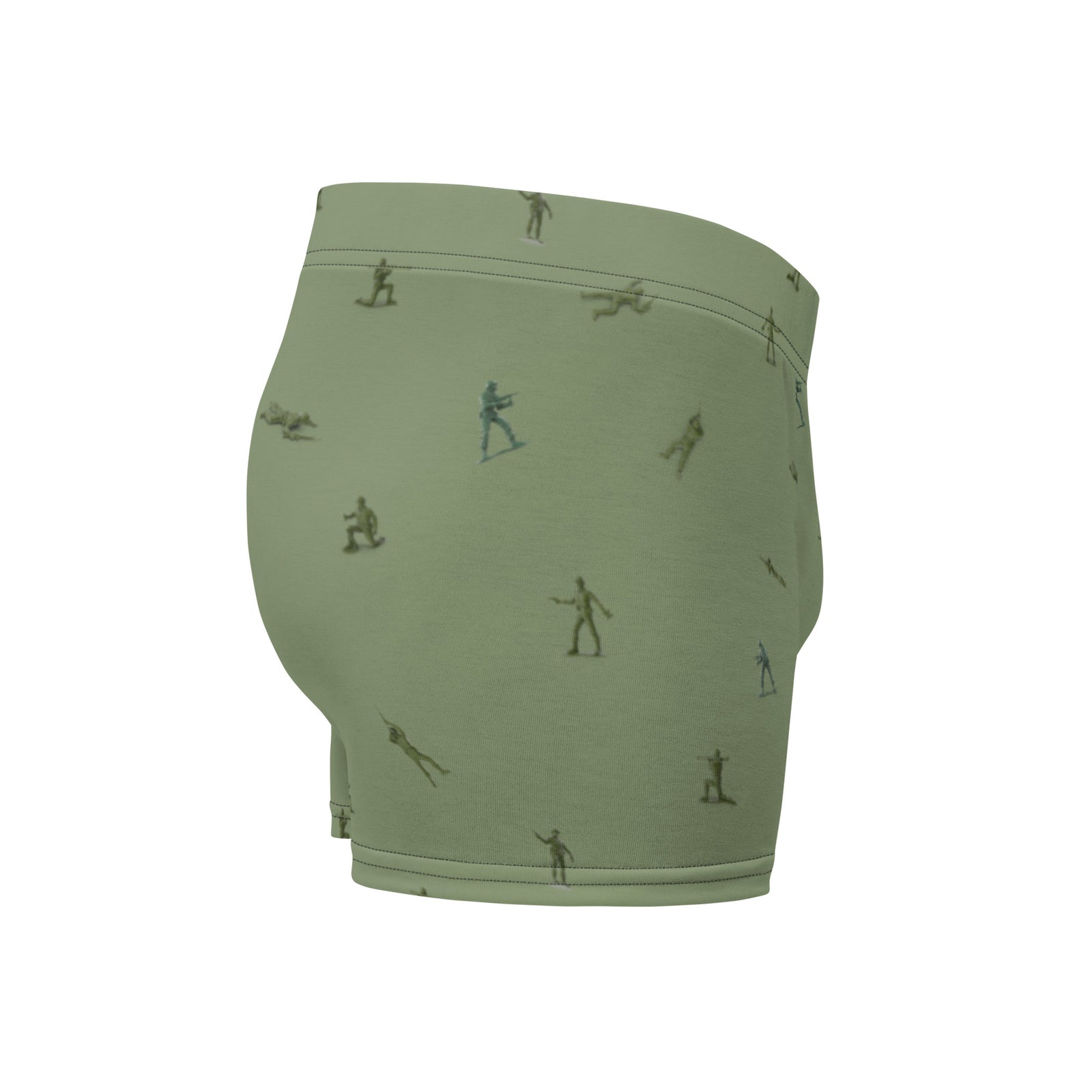 Little Green Army Men Pattern Boxer Briefs