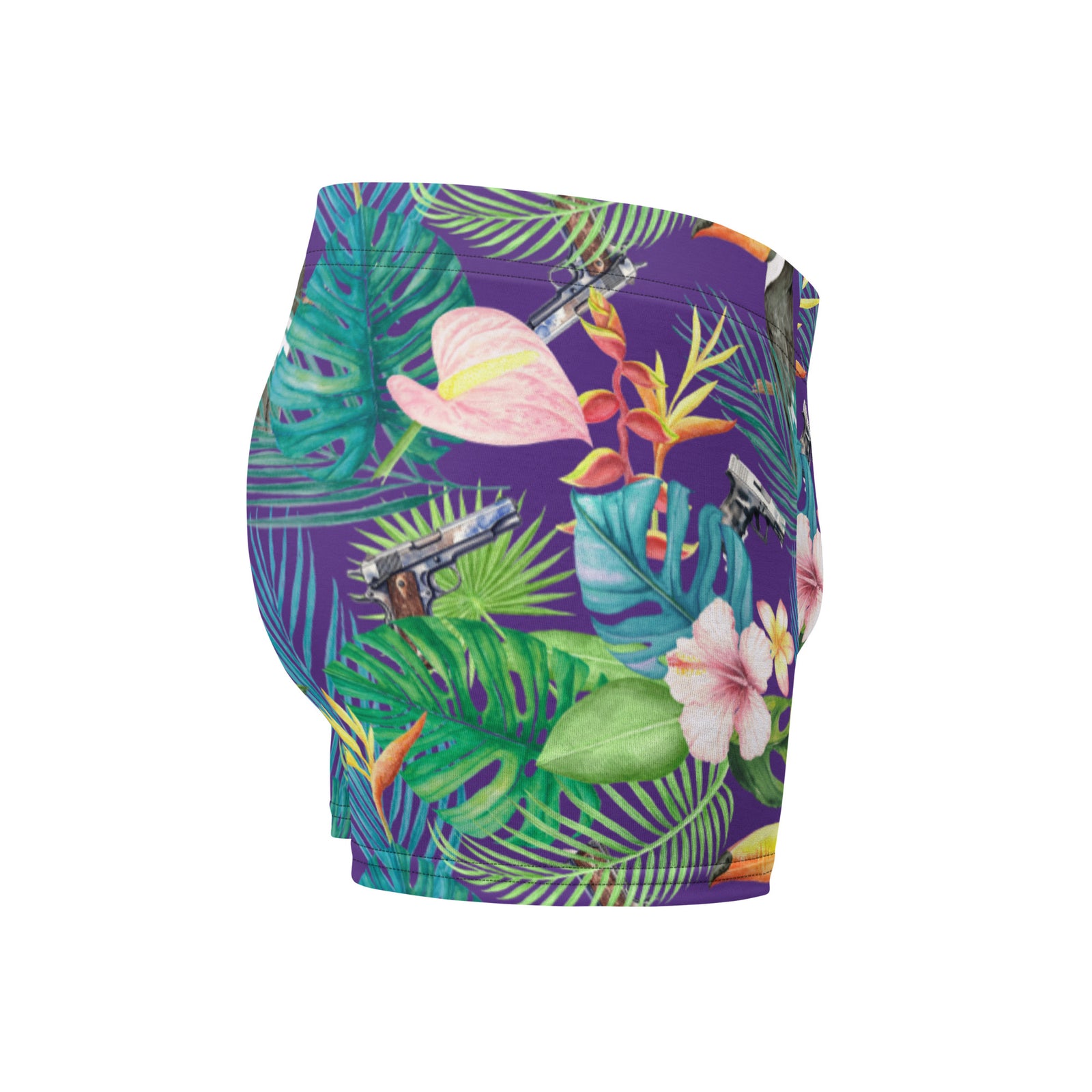 Hibiscus Bang Bang Sunset Hawaiian Boxer Briefs