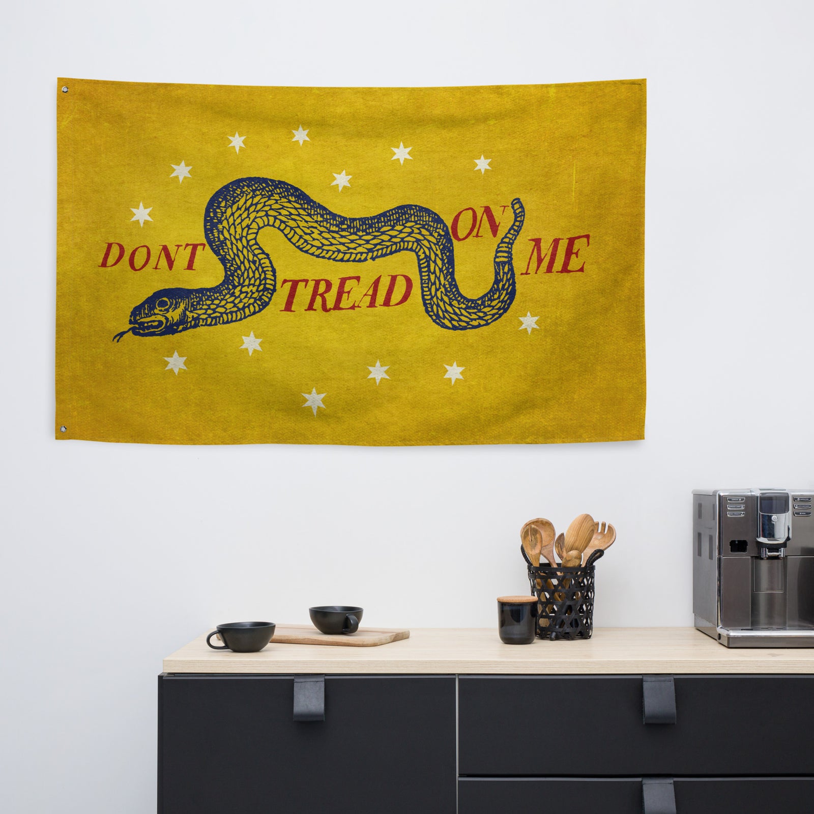 Don't Tread On Me Rattlesnake Colonial Flag