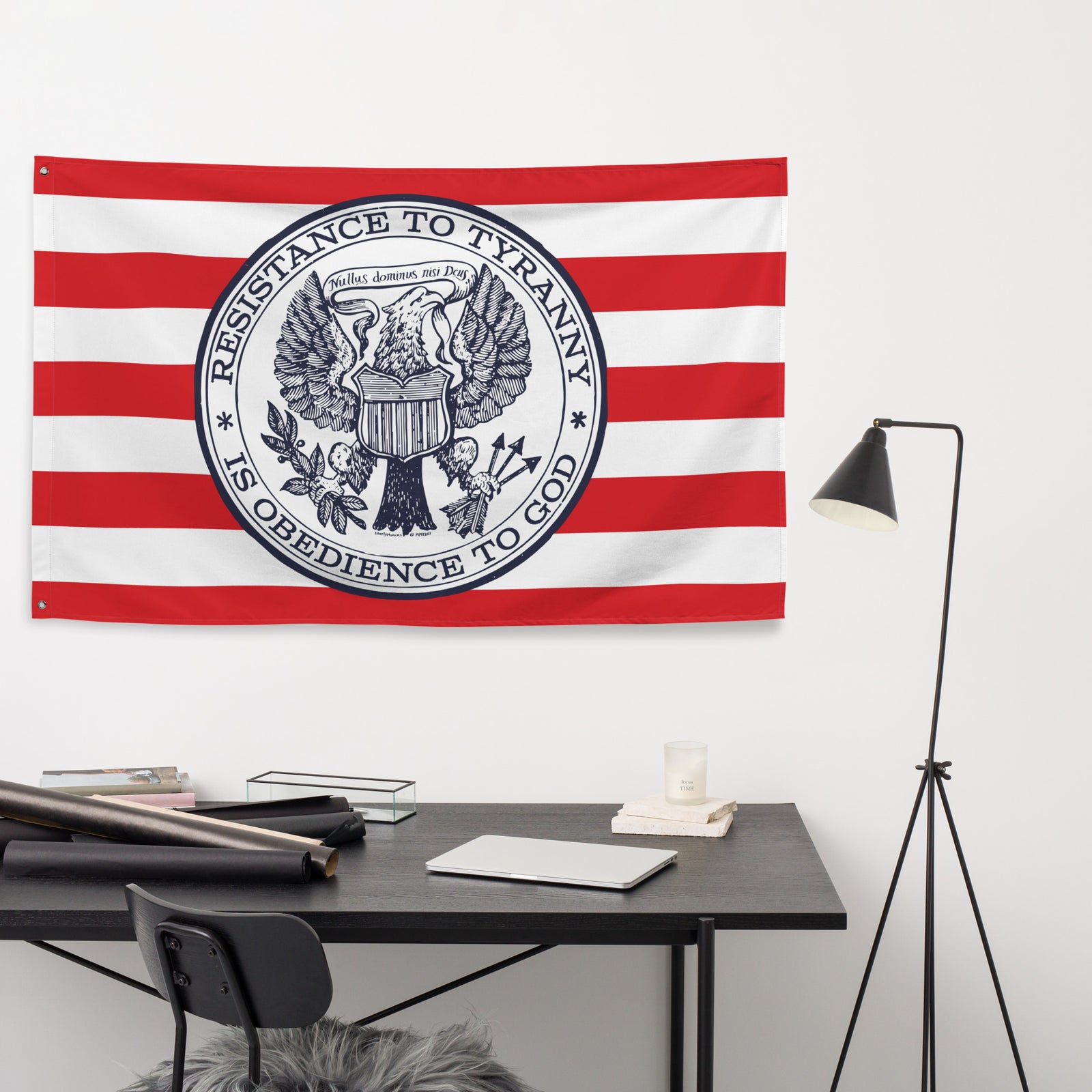 Resistance to Liberty Is Obedience To God Flag
