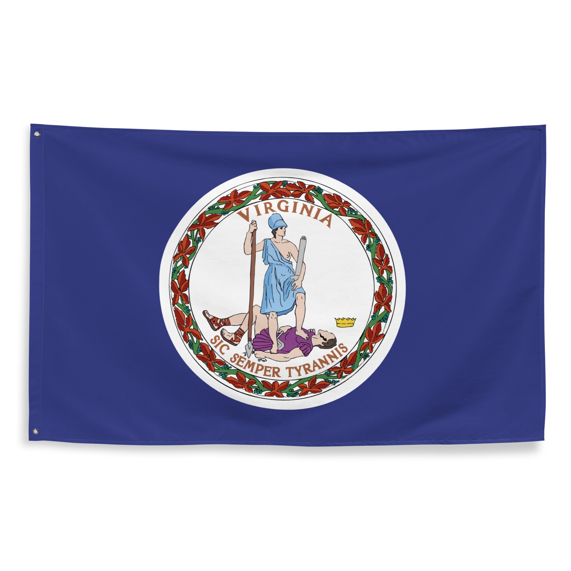 Virginia Sic Semper Tyrannis State Flag