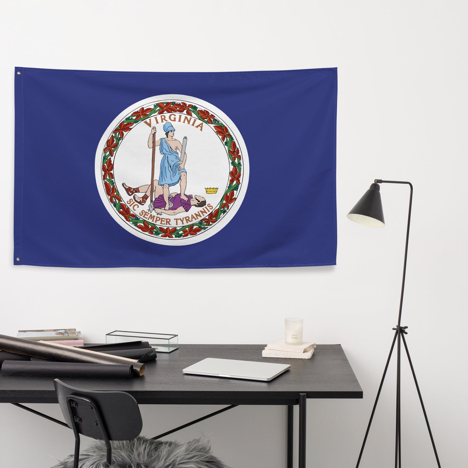 Virginia Sic Semper Tyrannis State Flag