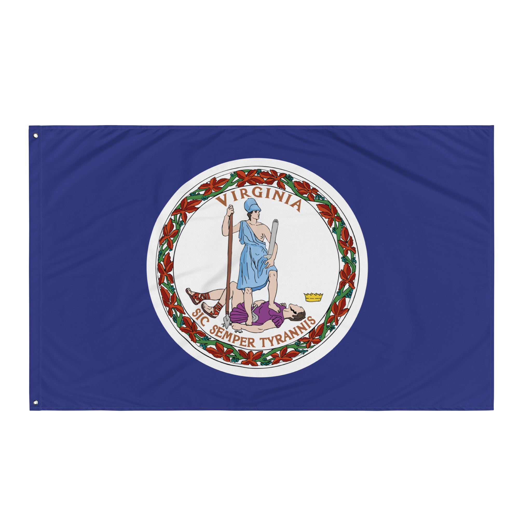 Virginia Sic Semper Tyrannis State Flag
