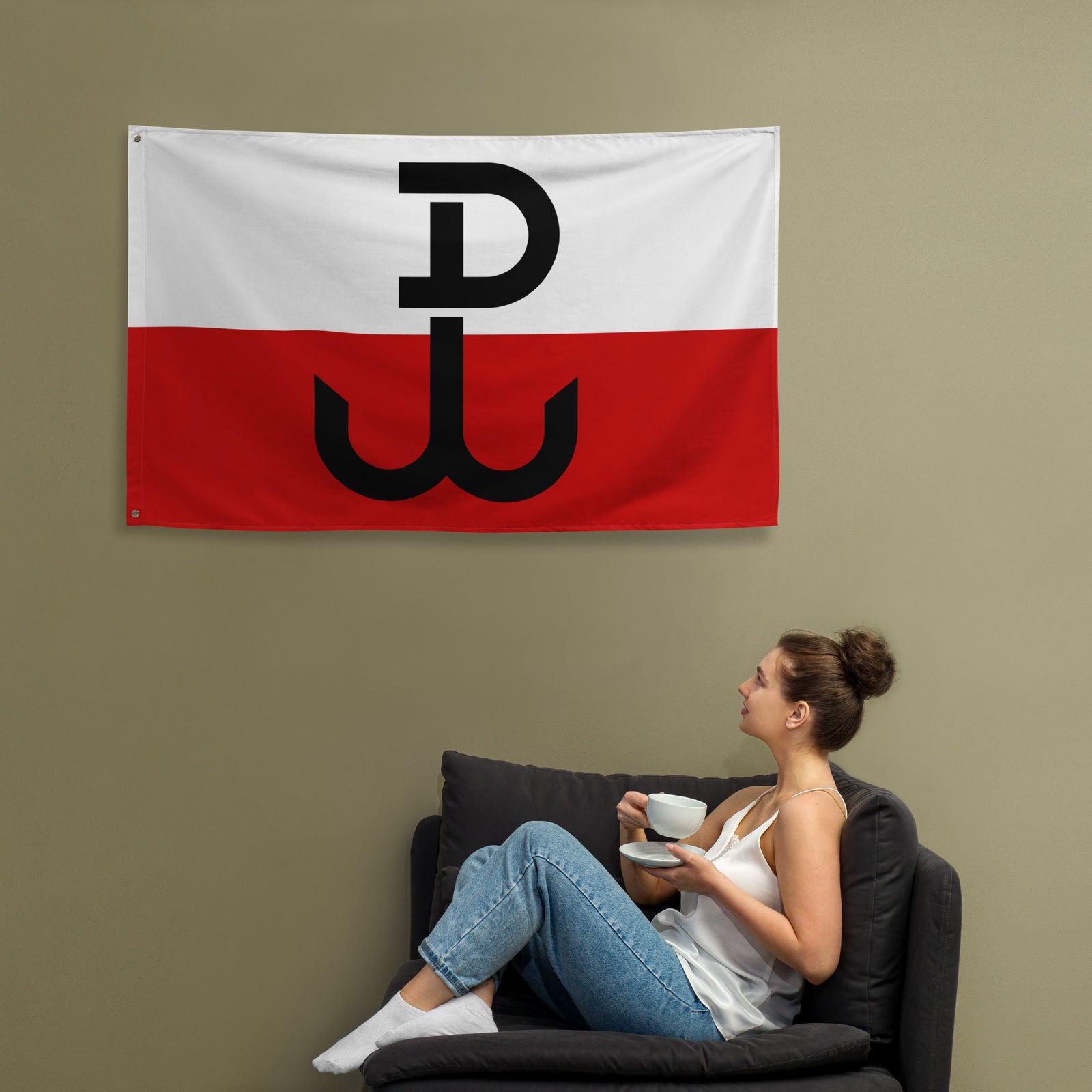 Flag of the Warsaw Uprising