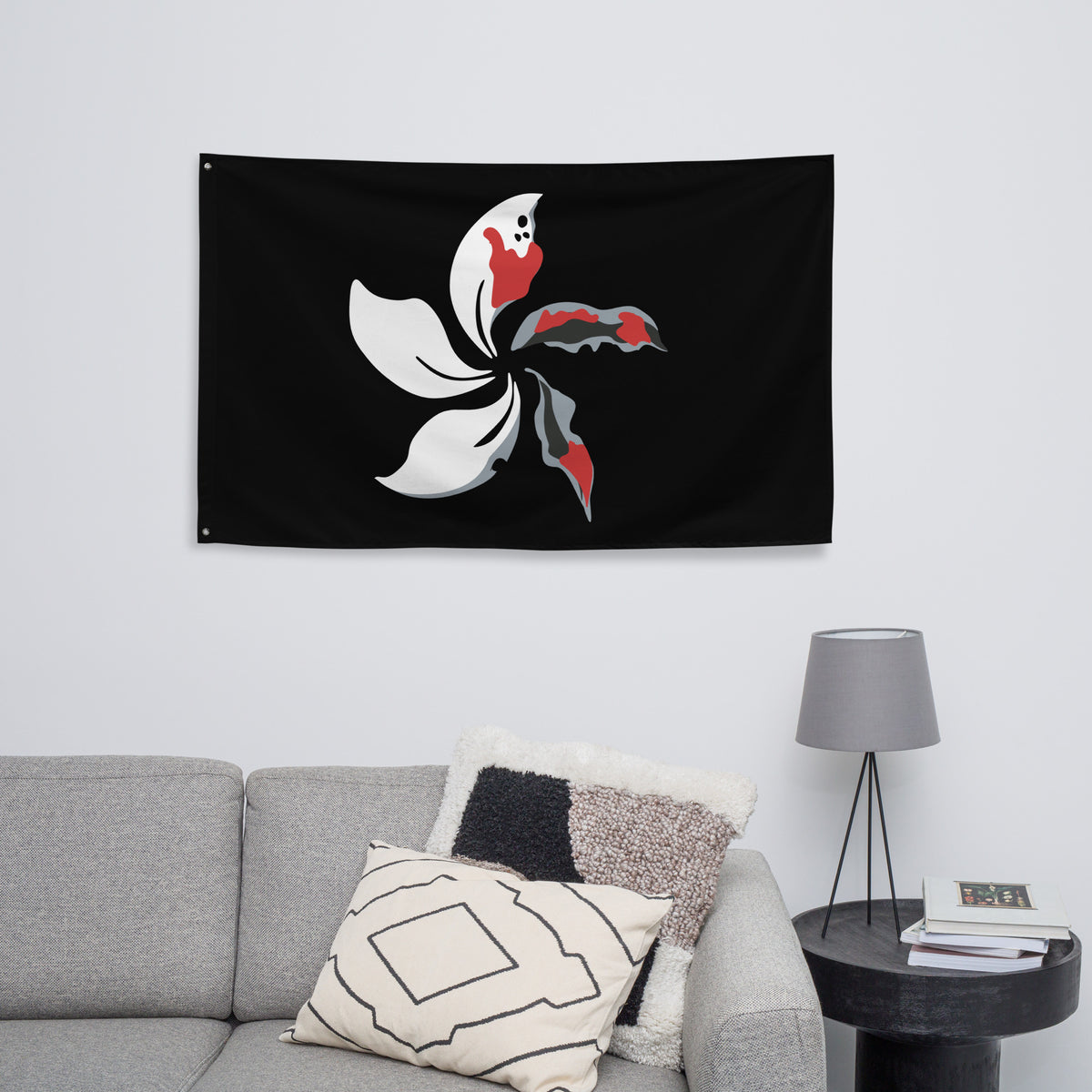 Black Bauhinia Hong Kong Protest Flag