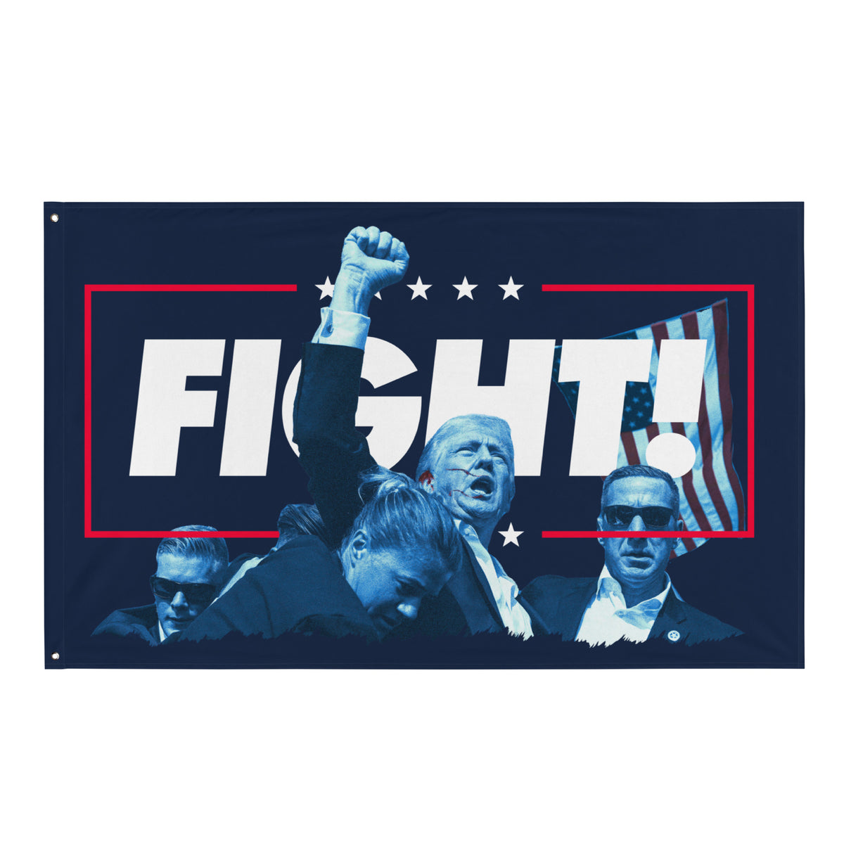 Trump Fight the Good Fight Flag