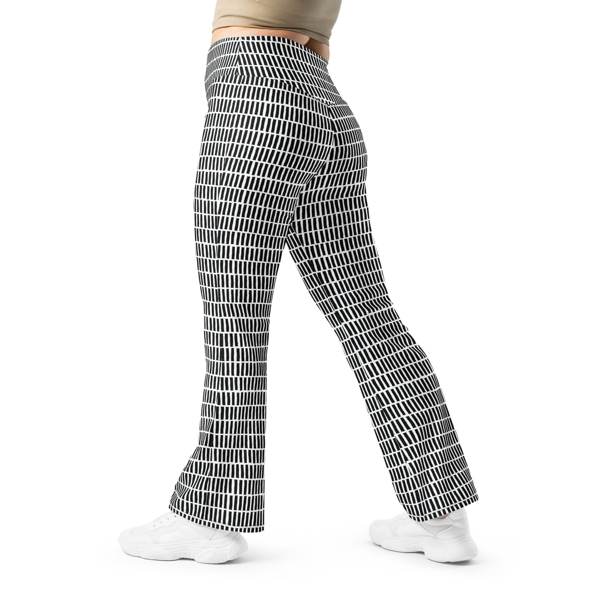 Strekkmønster Flare Leggings