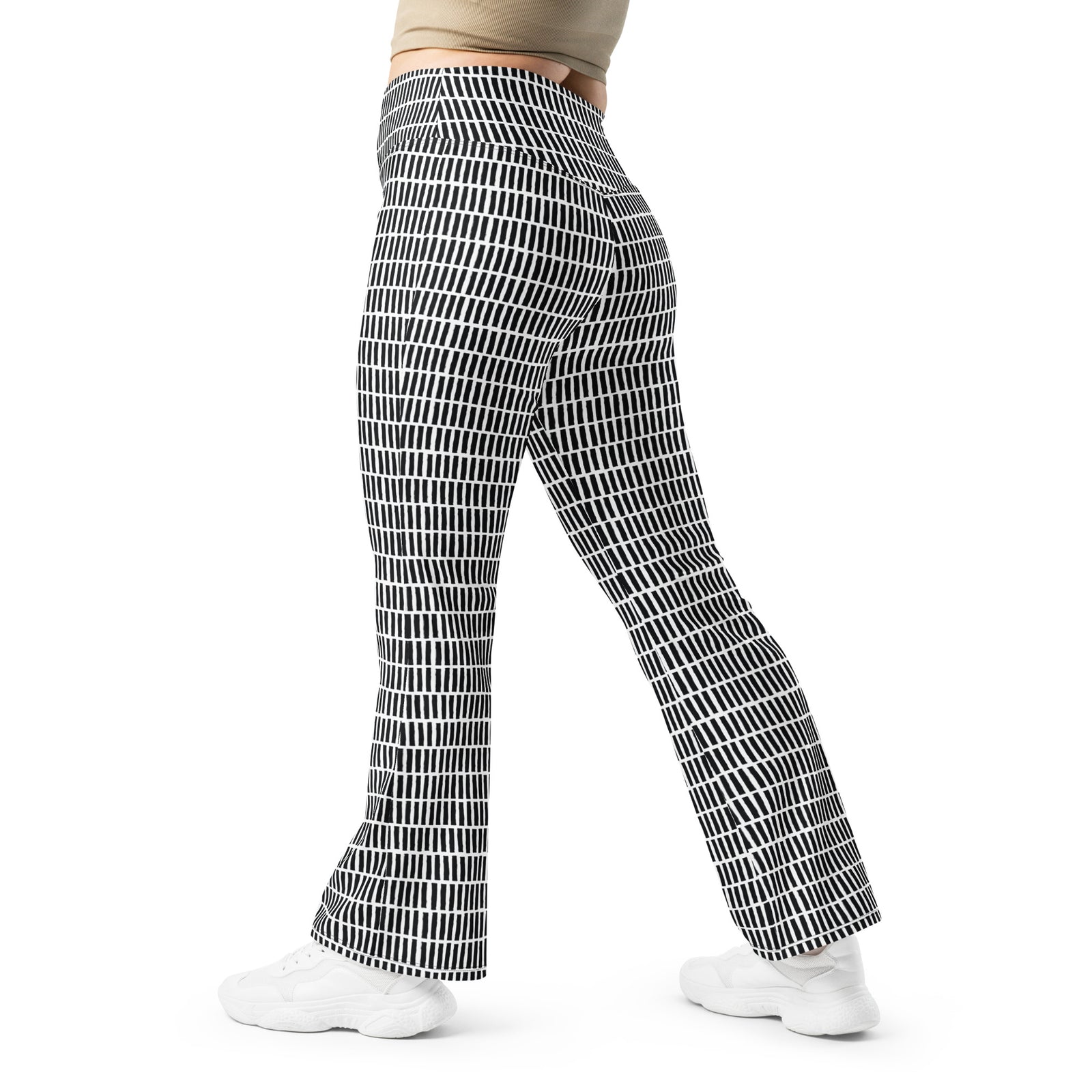 Strekkmønster Flare Leggings