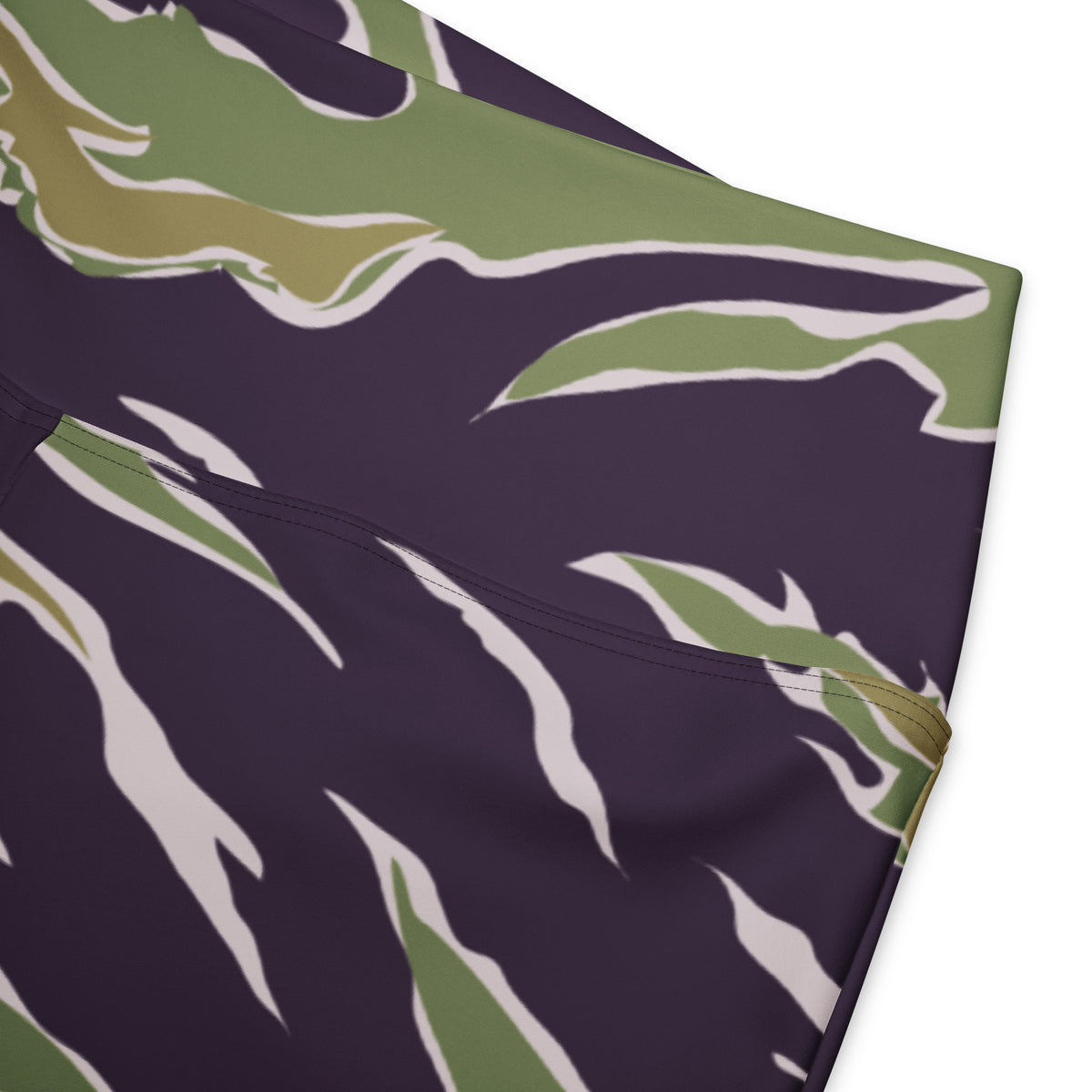 Jungle Tiger Stripe Camouflage Flare leggings