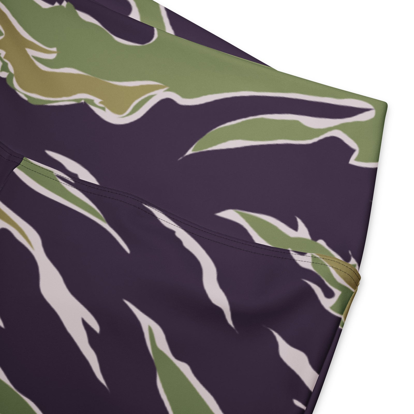 Jungle Tiger Stripe Camouflage Flare leggings