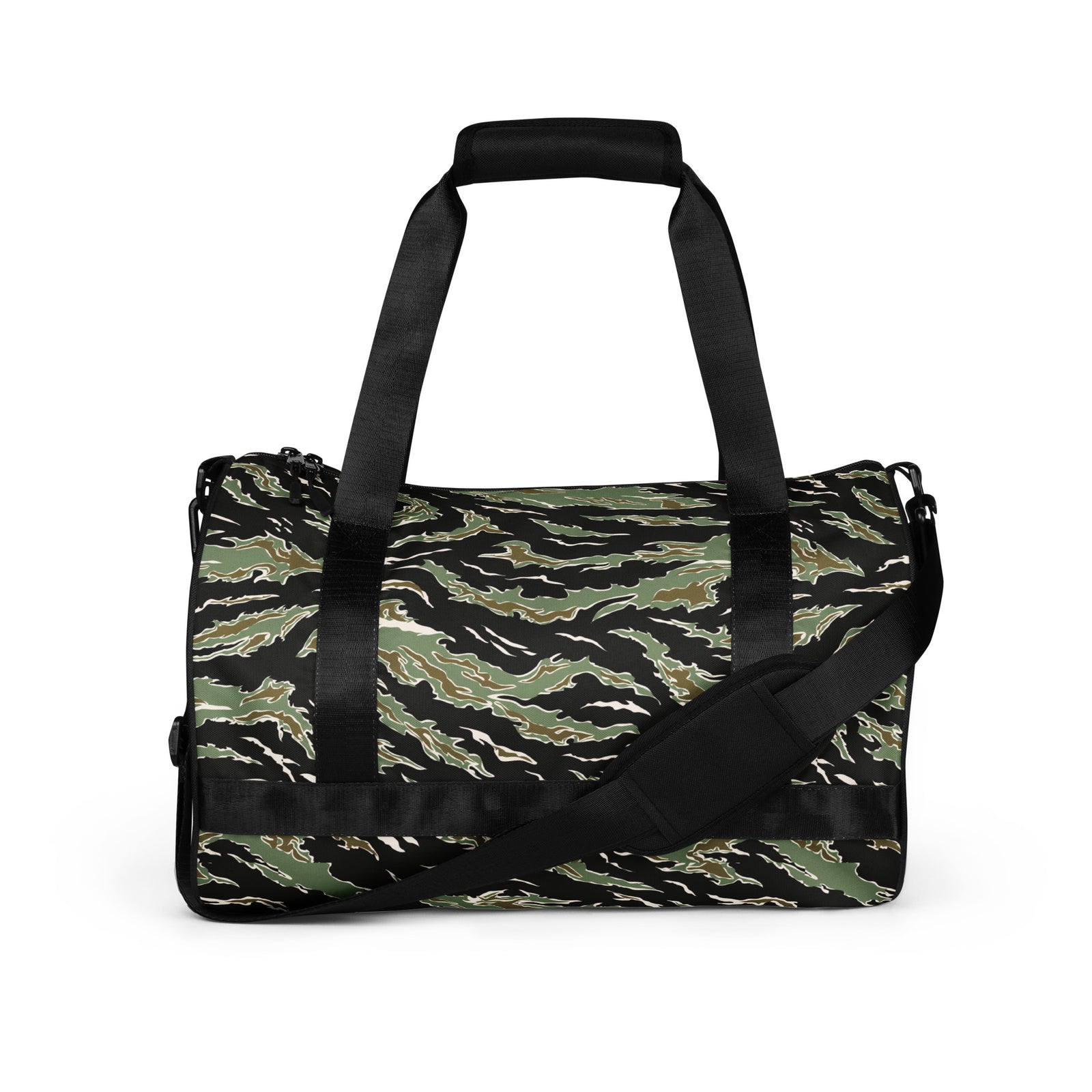Tiger Stripe Jungle Camouflage Gym Bag