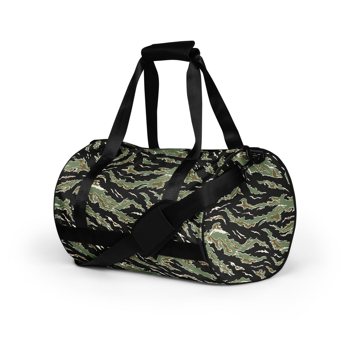 Tiger Stripe Jungle Camouflage Gym Bag