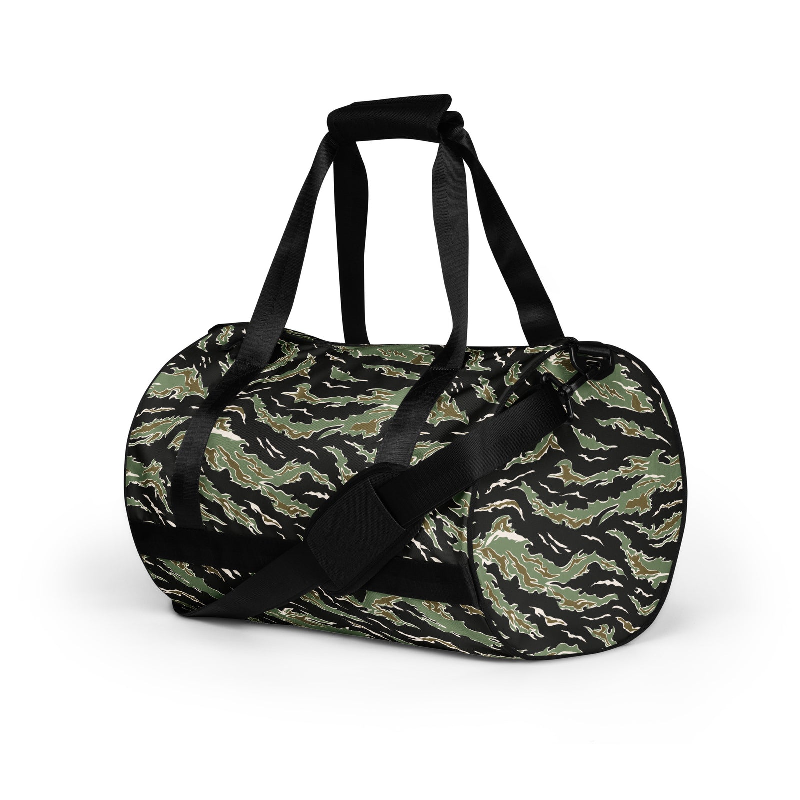 Tiger Stripe Jungle Camouflage Gym Bag