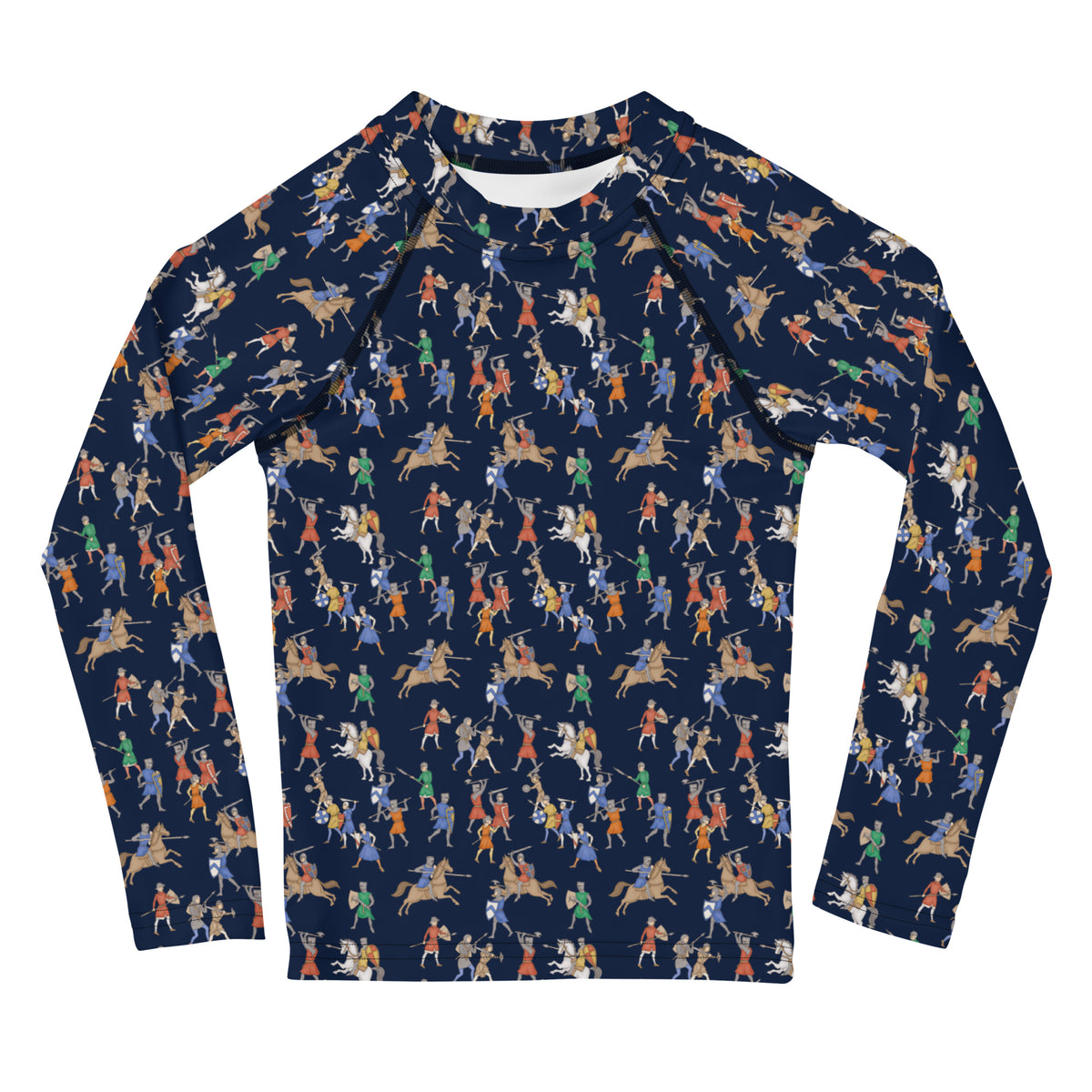 Medieval Battle Kids Rash Guard