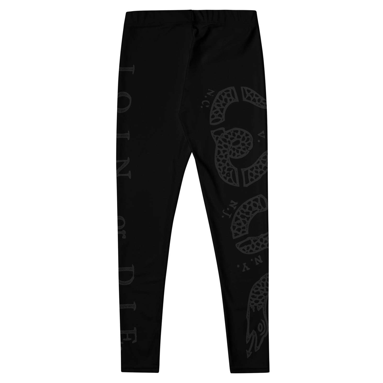 Join or Die Muted Black Leggings