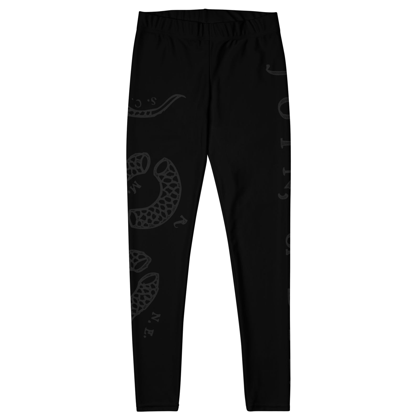 Join or Die Muted Black Leggings