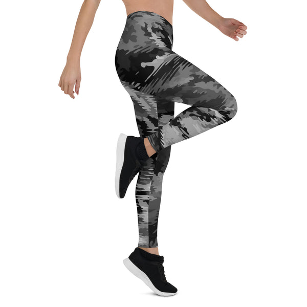 Dark Grey Camo Leggings