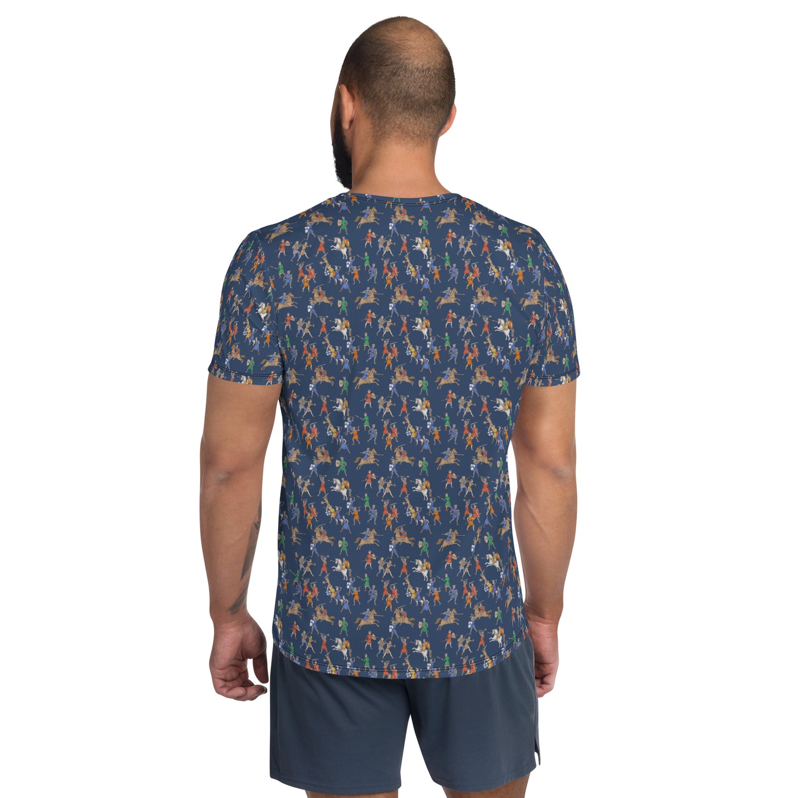 Medieval Battle Men's Athletic T-shirt