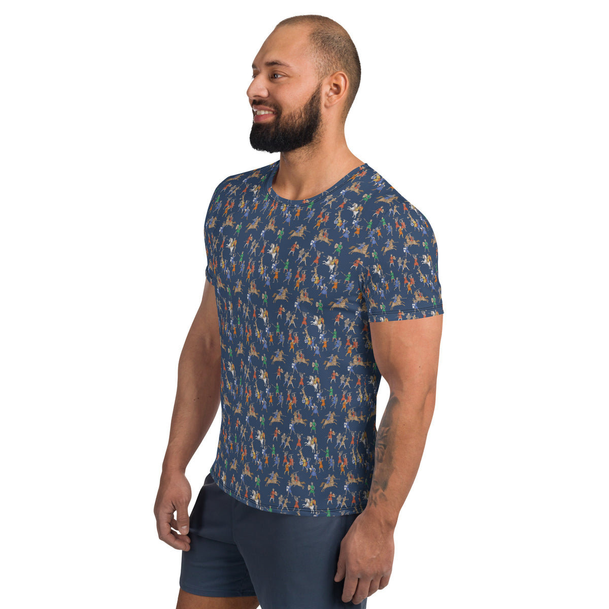 Medieval Battle Men&#39;s Athletic T-shirt