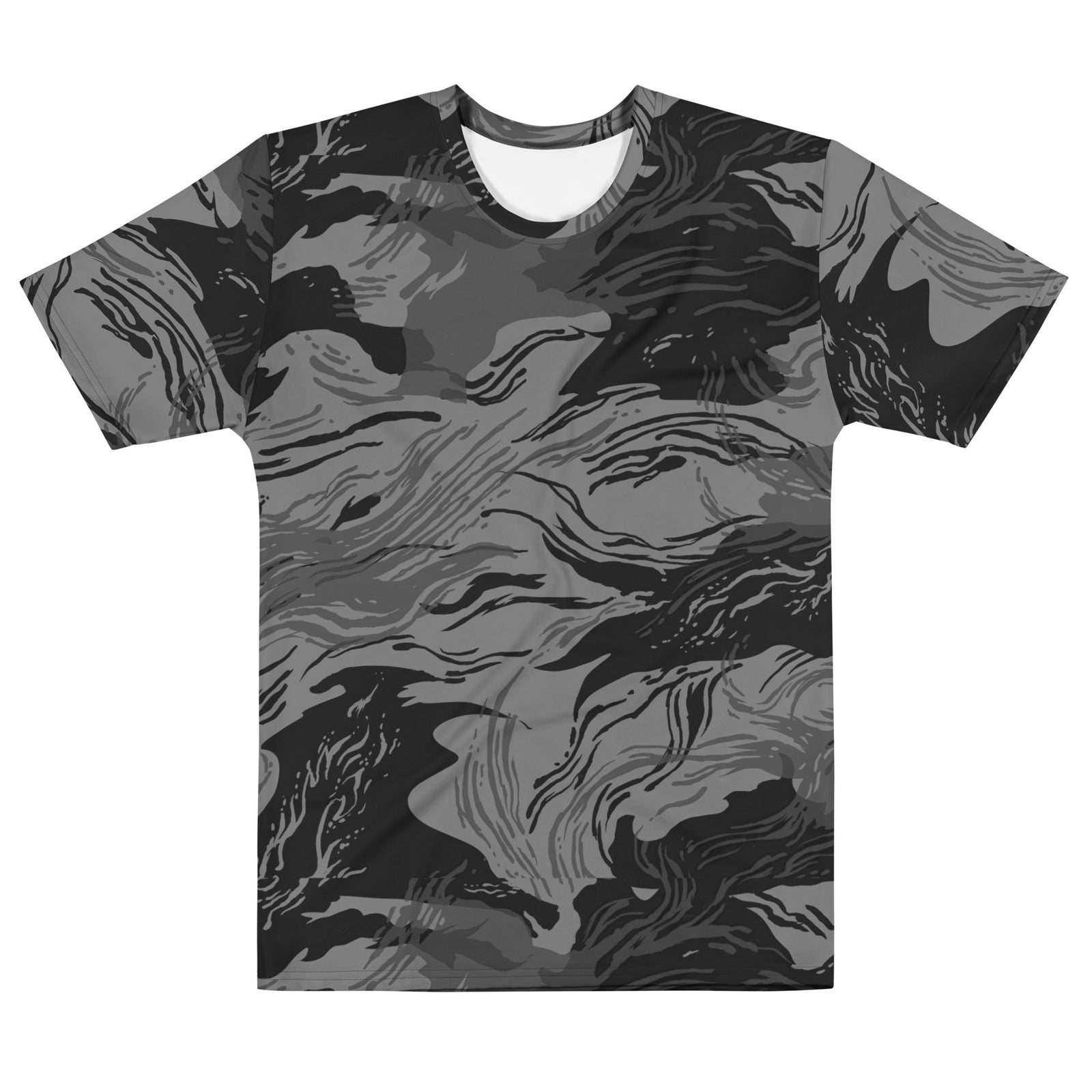 Rhodesian Brushstroke Night Men’s Cotton Crew Neck T-shirt
