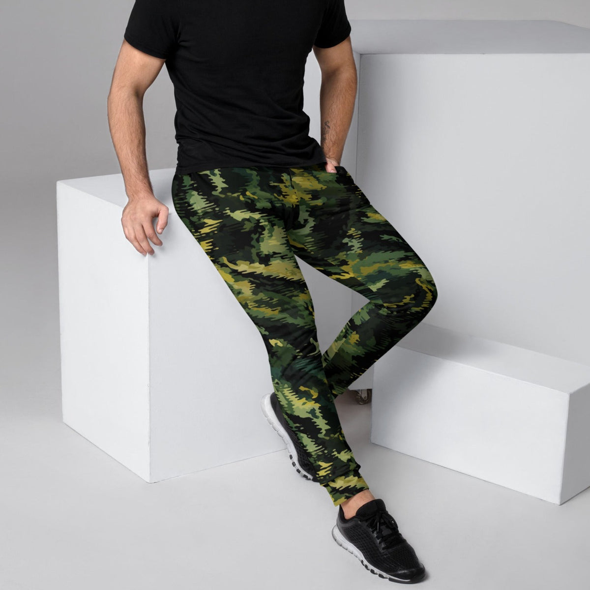 Digital MANPAT Tiger Stripe Men&#39;s Joggers