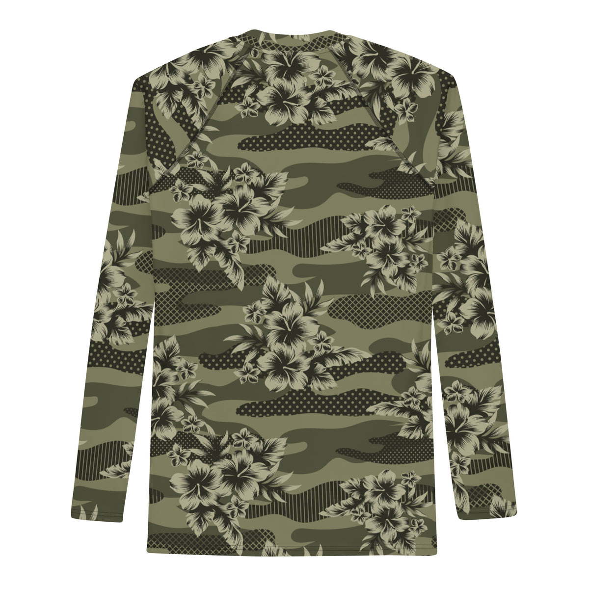 Hawaiian Camo Men&#39;s Rash Guard