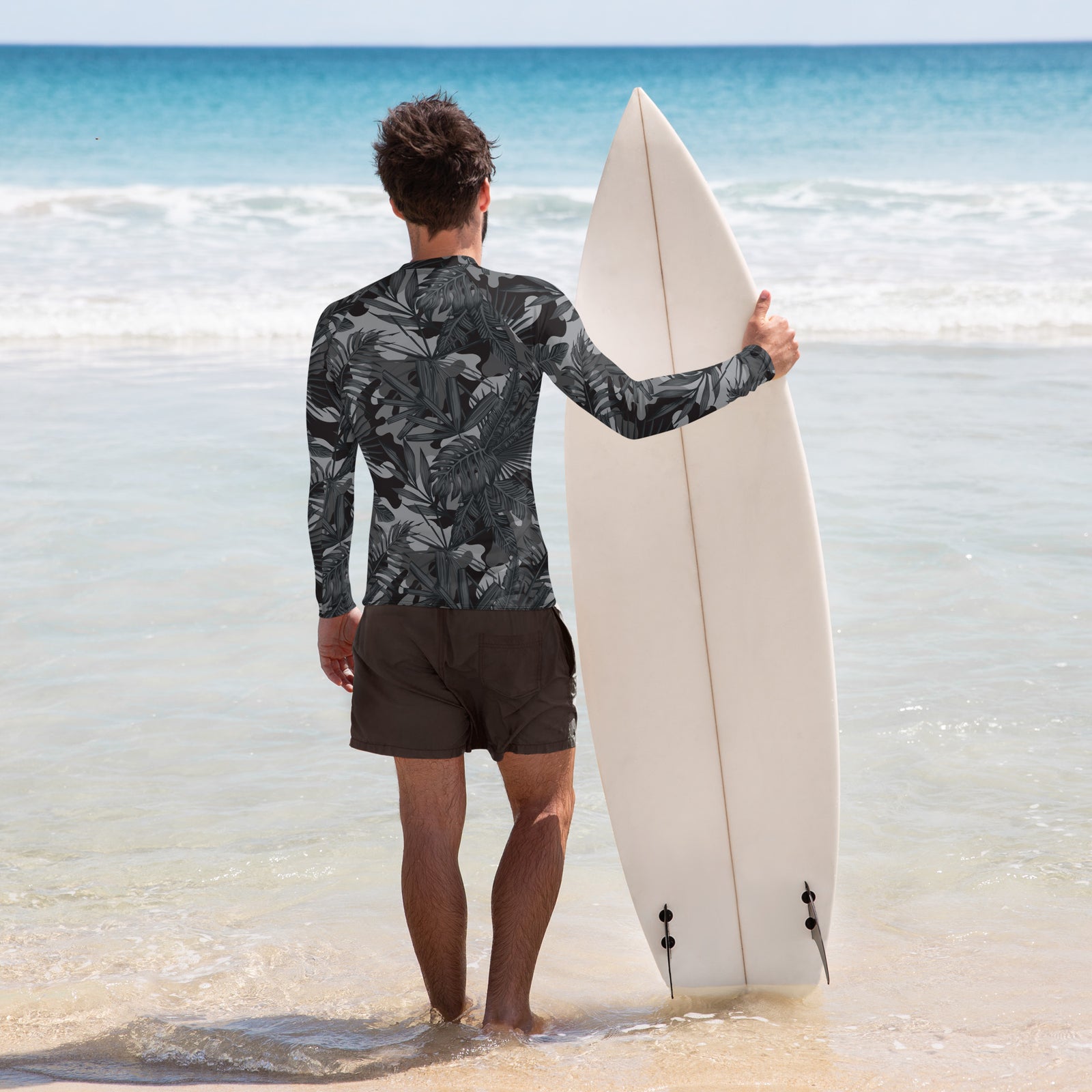 Tropicamo Commando Hawaiian Night Ops Men's Rash Guard