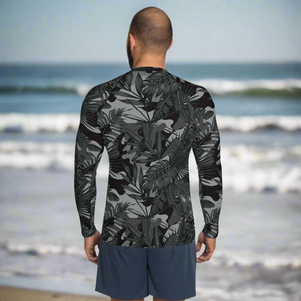 Tropicamo Commando Hawaiian Night Ops Men&#39;s Rash Guard
