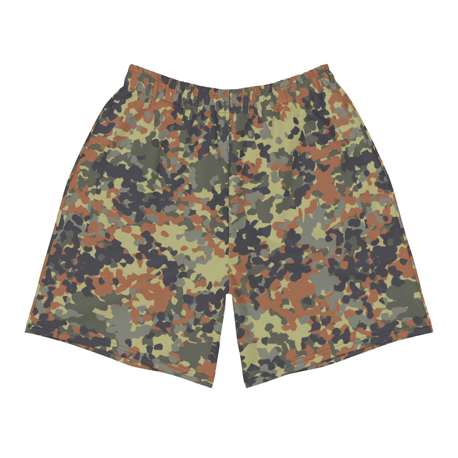 Flecktarn Reconnaissance Camo Men's Athletic Shorts
