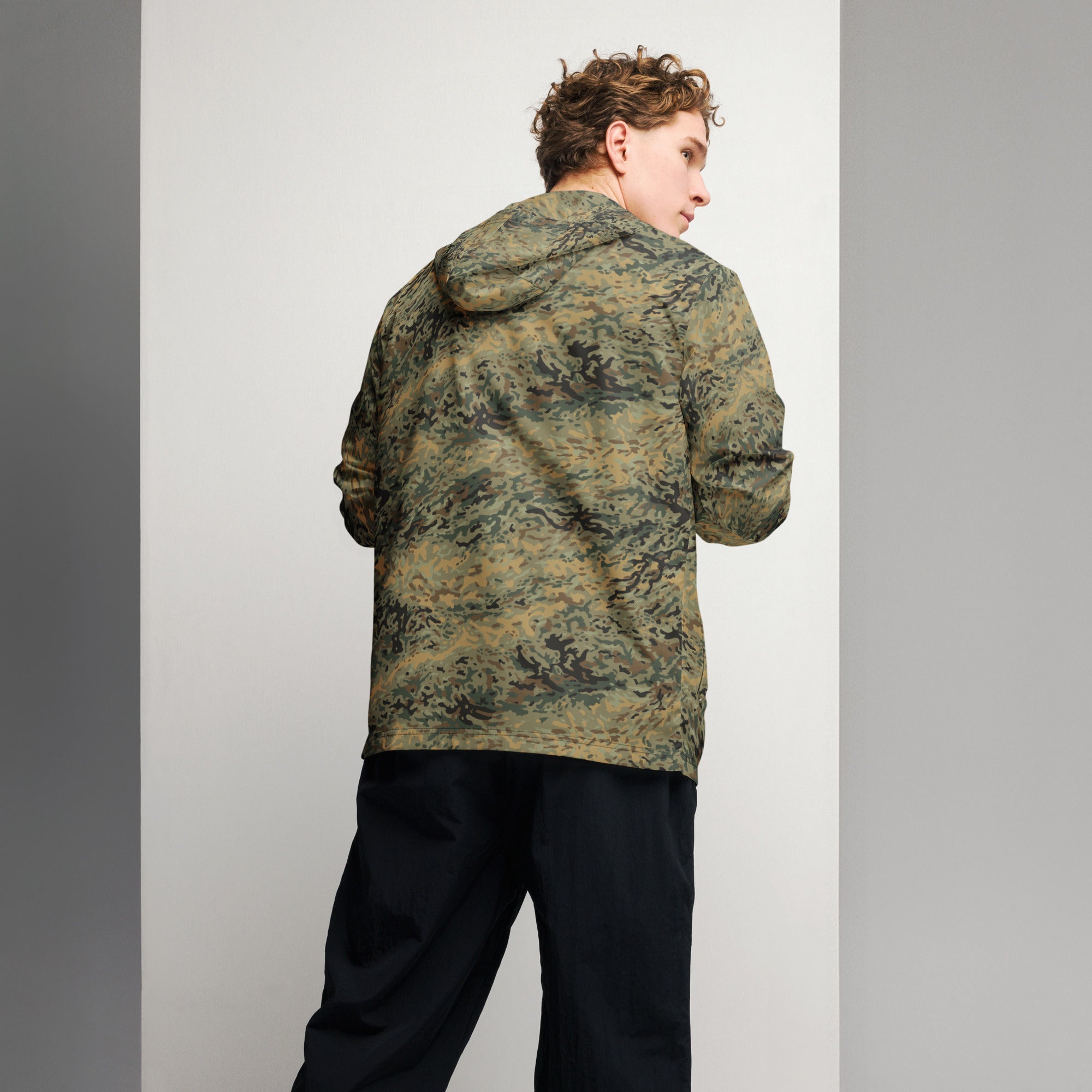 BVON Splotch Camo Men’s Windbreaker