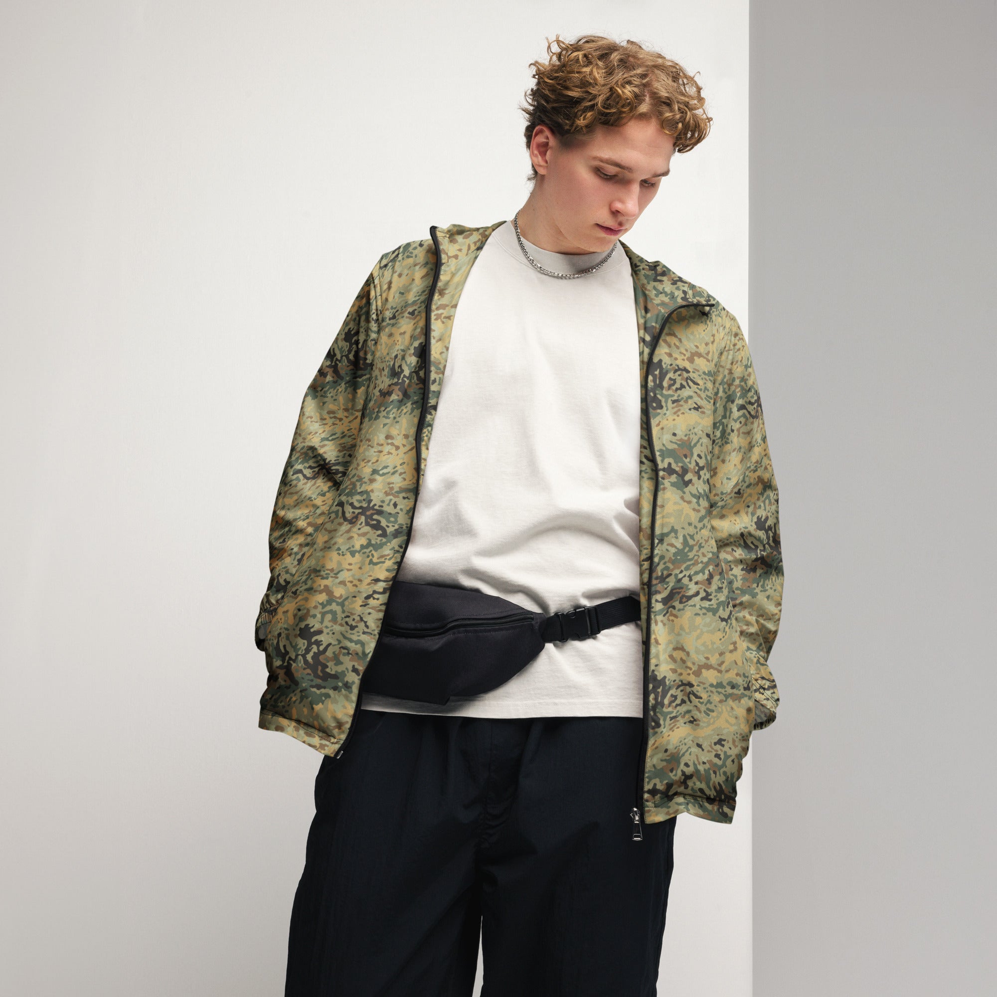 BVON Splotch Camo Men’s Windbreaker