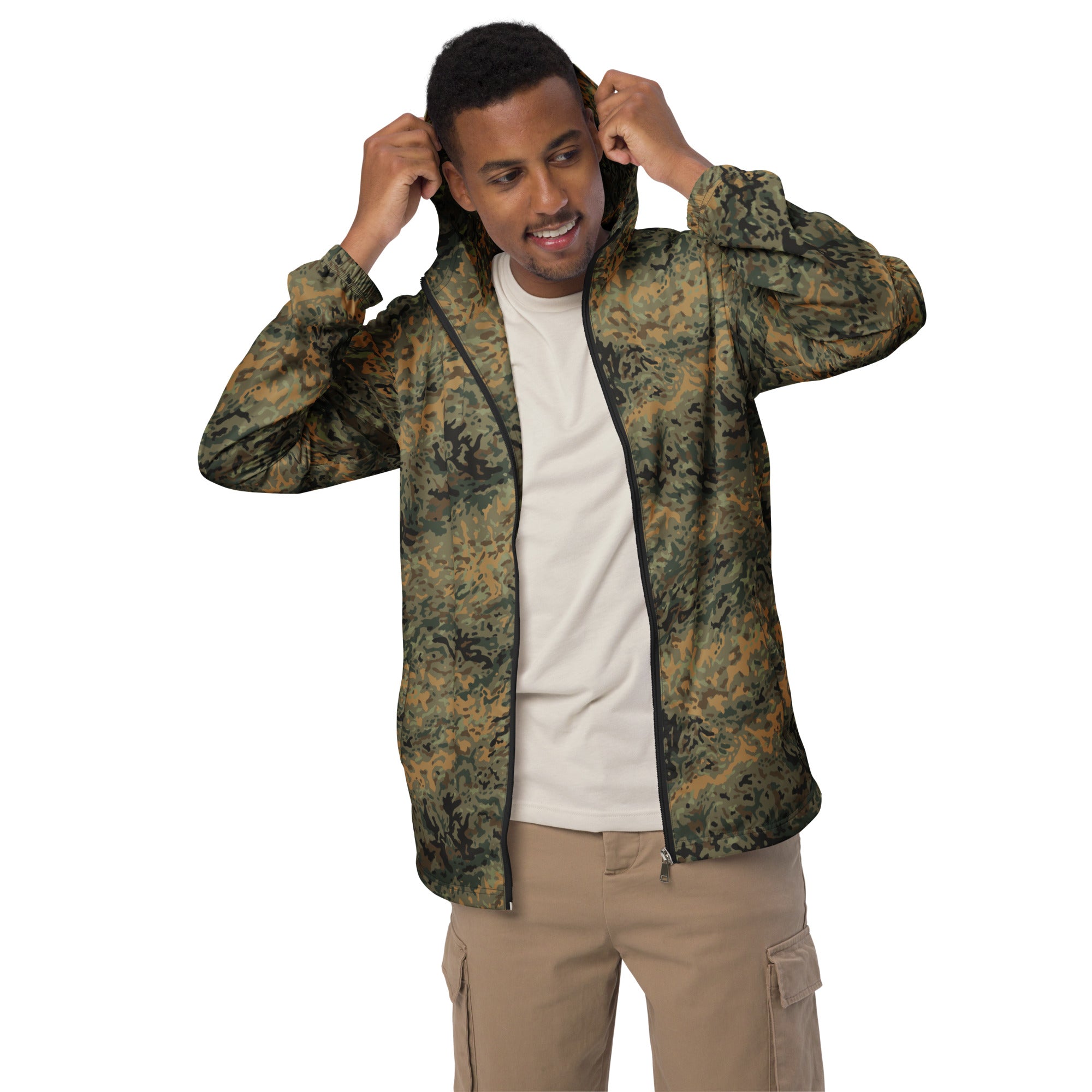 BVON Splotch Camo Men’s Windbreaker