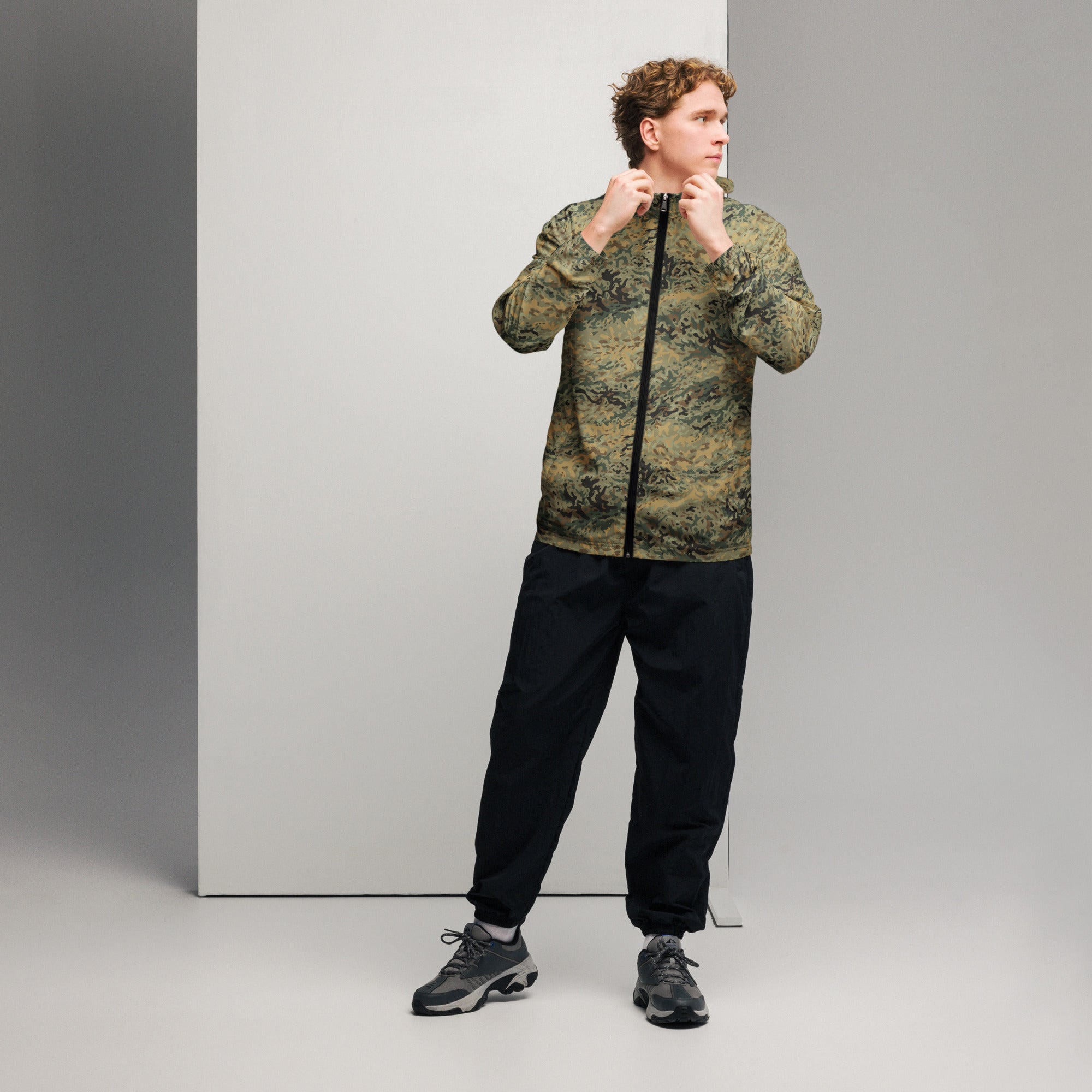 BVON Splotch Camo Men’s Windbreaker