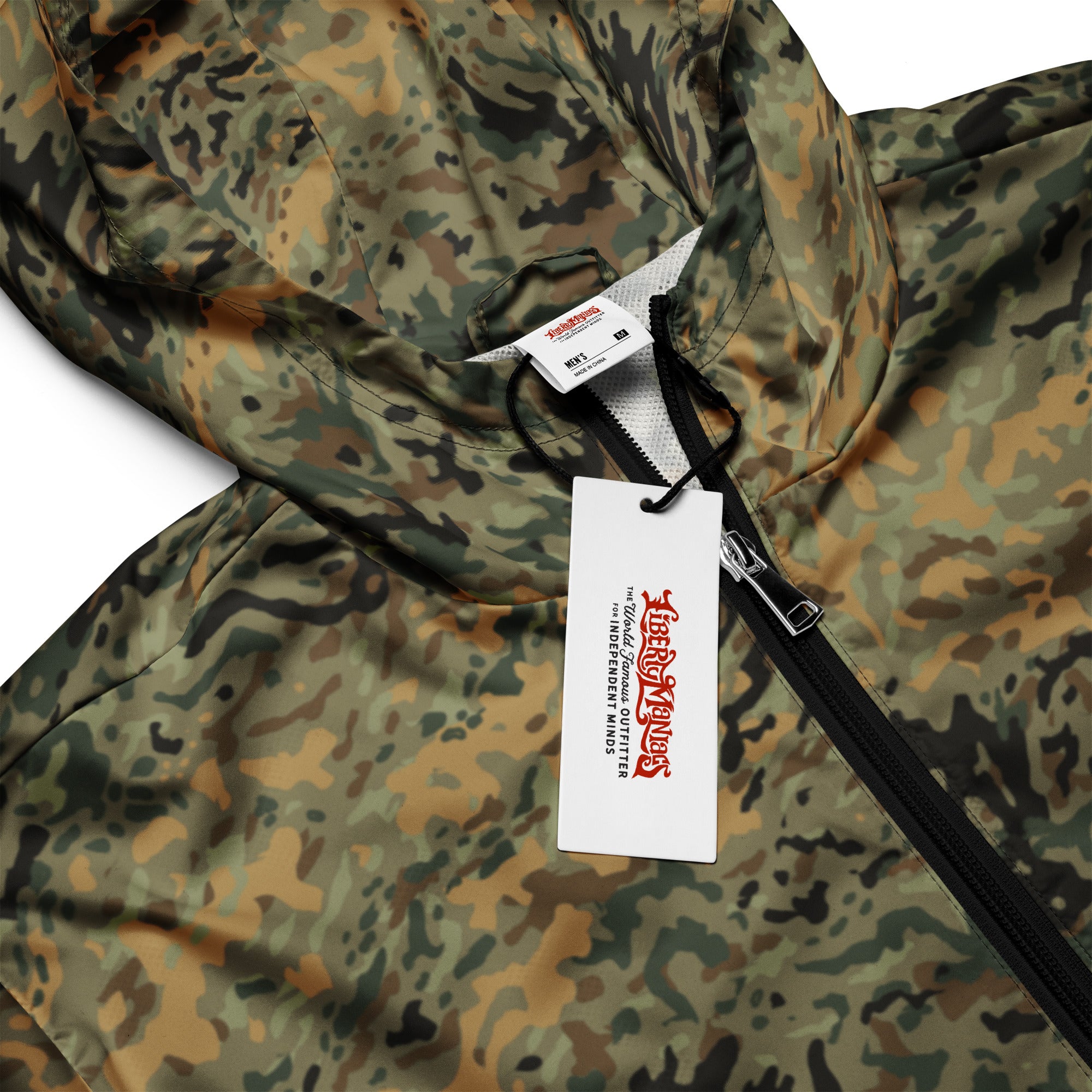 BVON Splotch Camo Men’s Windbreaker