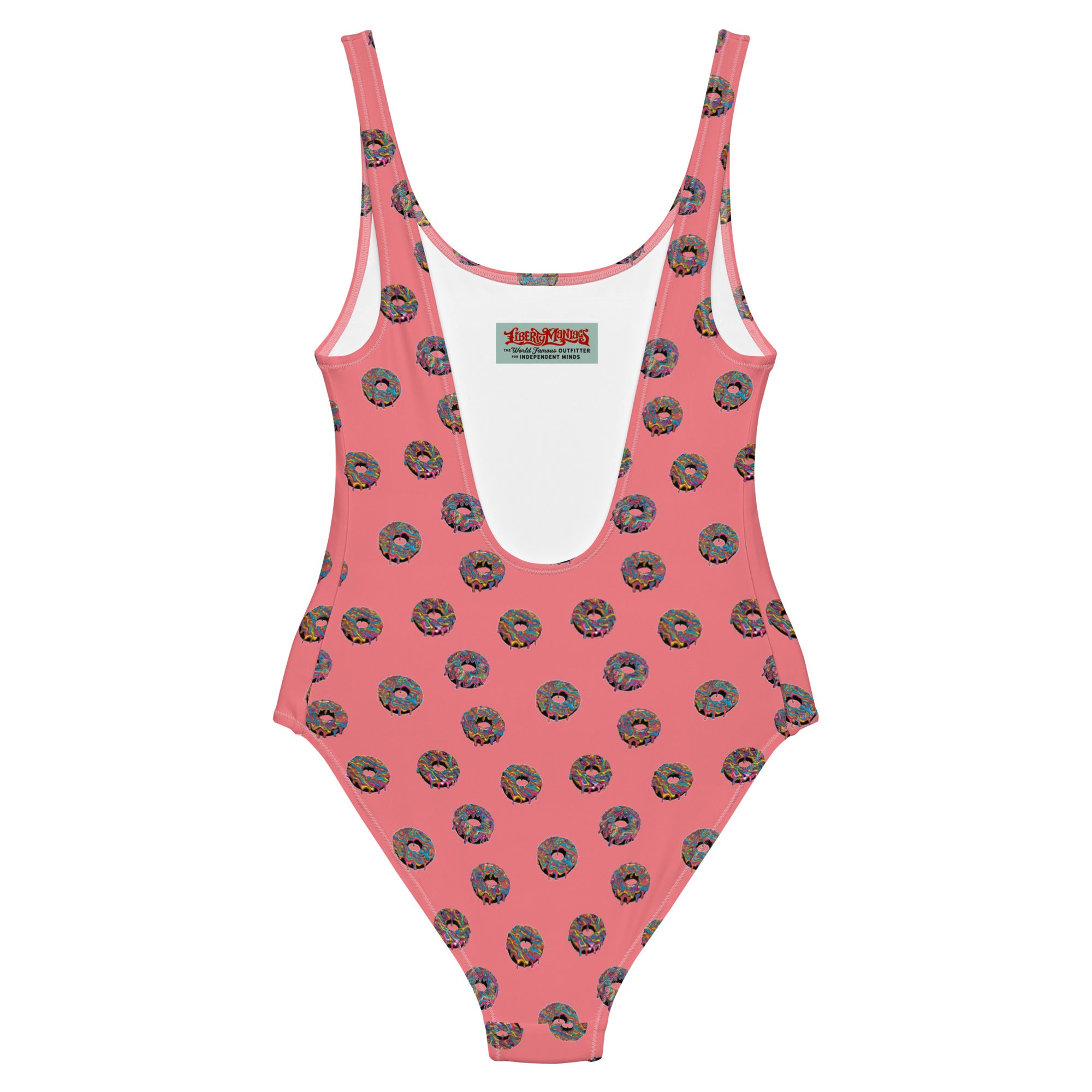 Psychedelic Donut One-Piece Swimsuit